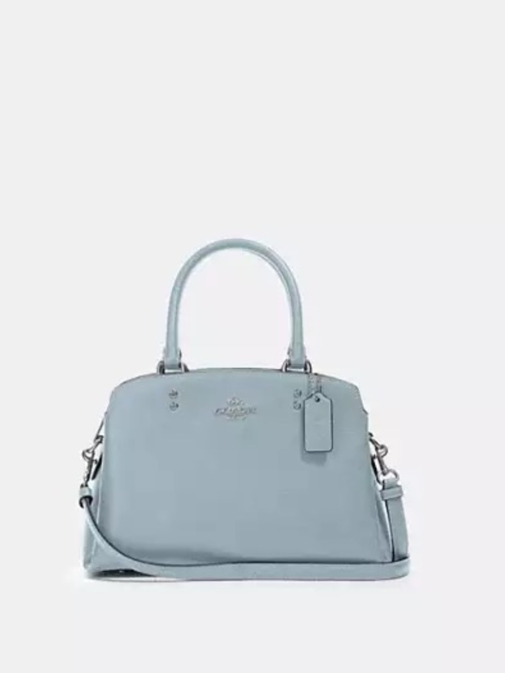 🌸 NEW 🌸 Tiffany Blue Coach Lillie Satchel/Crossbody - Picture 7 of 7